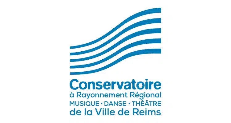 logo Conservatoire avec mention ville de reims vecto 2018